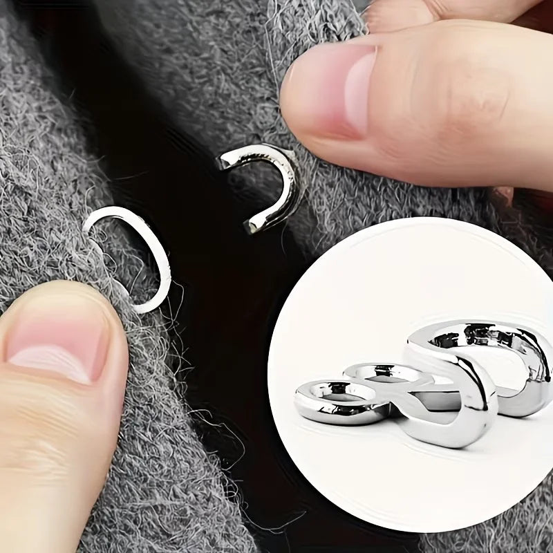 10 Sets Zinc Alloy Invisible Buttons – Jackets, Coats & Jeans Sewing Buttons Babs