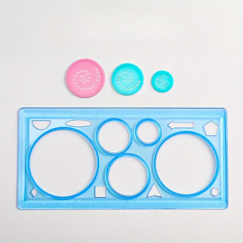 DIY Drawing Ruler Kit – Plastic Measuring Tool for Artists Drawing Ruler Kit Babs Blue