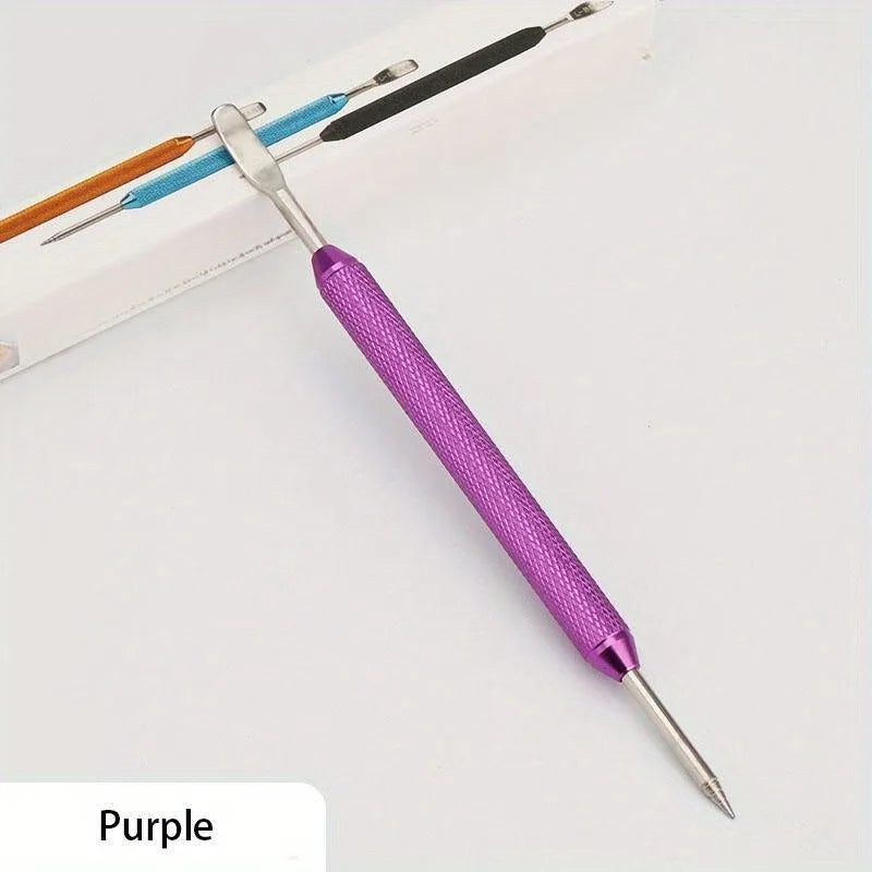 Stainless Steel Latte Art Pen | Coffee Pull Flower Needle Latte Art Tool Babs purple