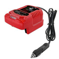 12V/24V Car Charger for 18V Li-Ion Batteries – LED Indicator Li-Ion Battery Charger Babs Red