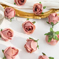 Artificial Silk Rose Heads – Wedding, Home & DIY Décor 10/30pcs Artificial Flower Heads Babs color8 50 pcs