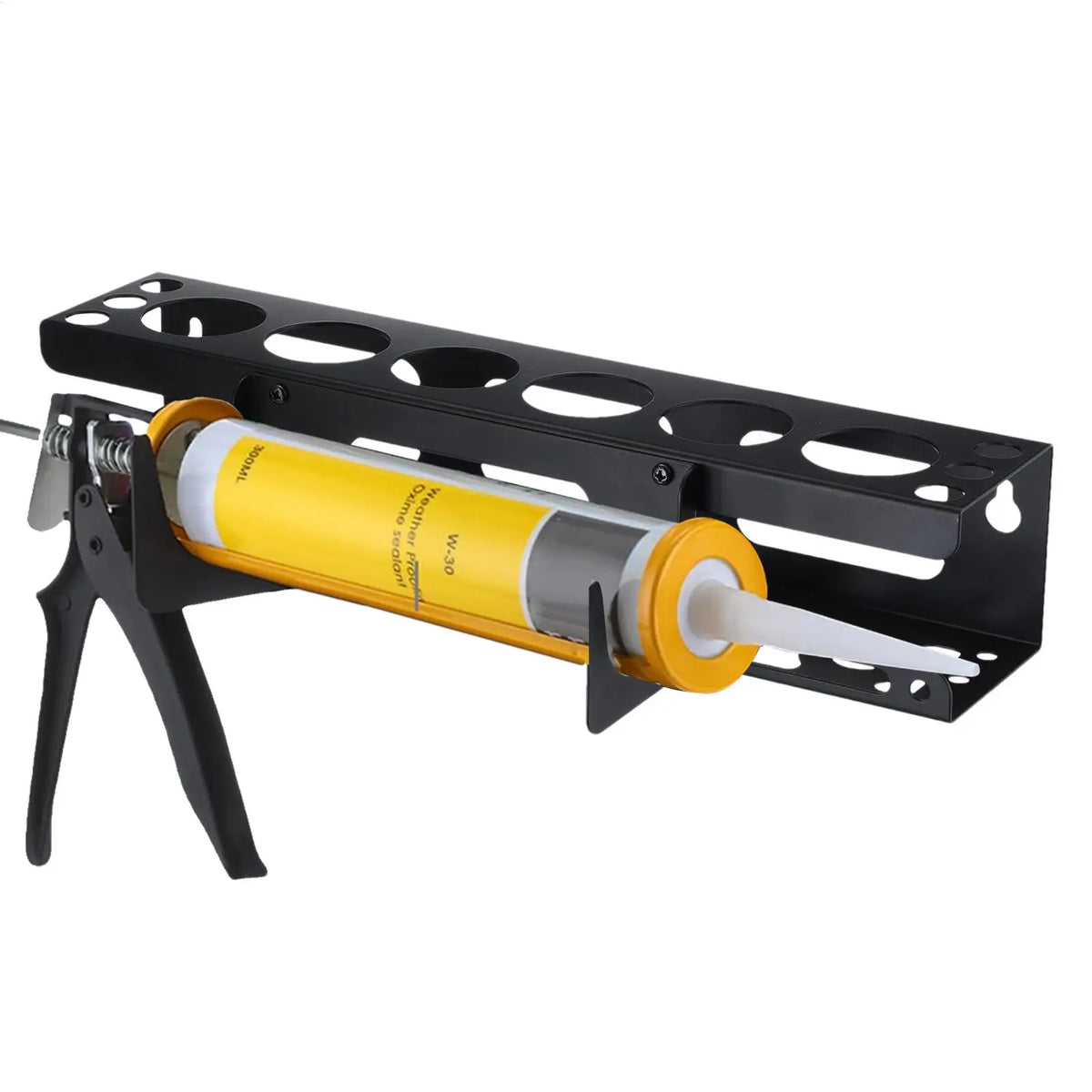 Wall Mount Caulk Tube Storage Organizer – Steel Rack Tool Storage Rack Babs