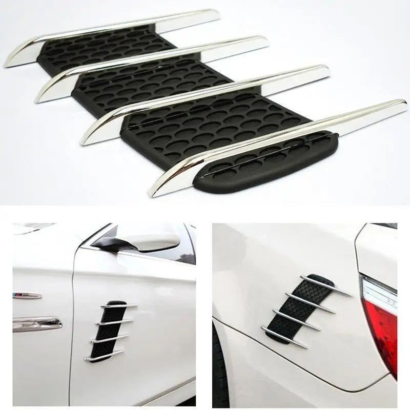 Car 3D Fake Side Air Vent Decorative Stickers & Decals Car Decorative Decal Babs