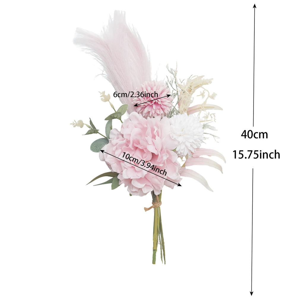 Luxury Silk Peony Artificial Flowers for Wedding & Home Decor Artificial Flower Stem Babs