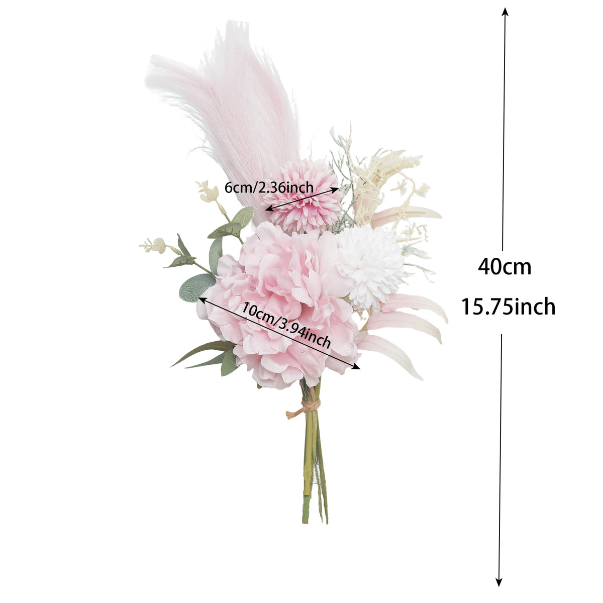 Luxury Silk Peony Artificial Flowers for Wedding & Home Decor Artificial Flower Stem Babs
