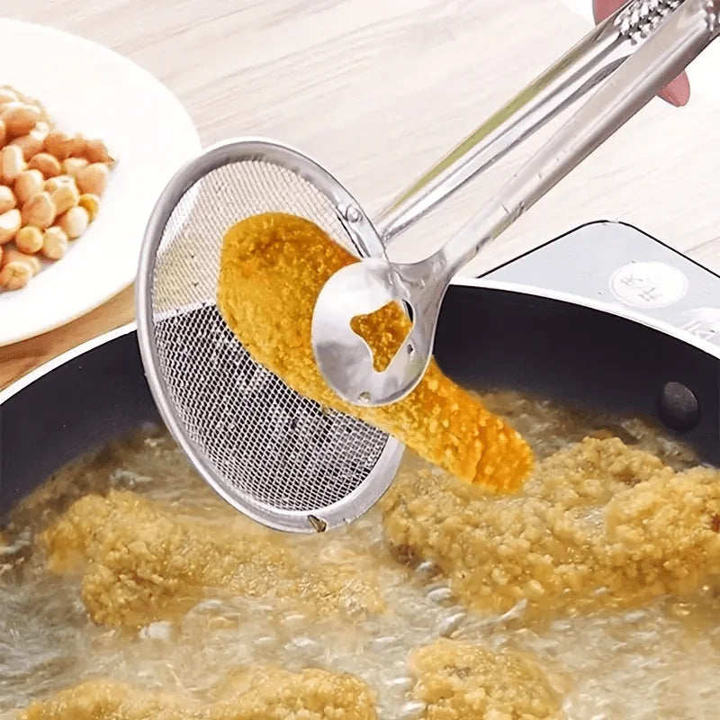 Stainless Steel Oil Filter Clip & Anti-Scald Kitchen Tool Oil Filter Clip Babs