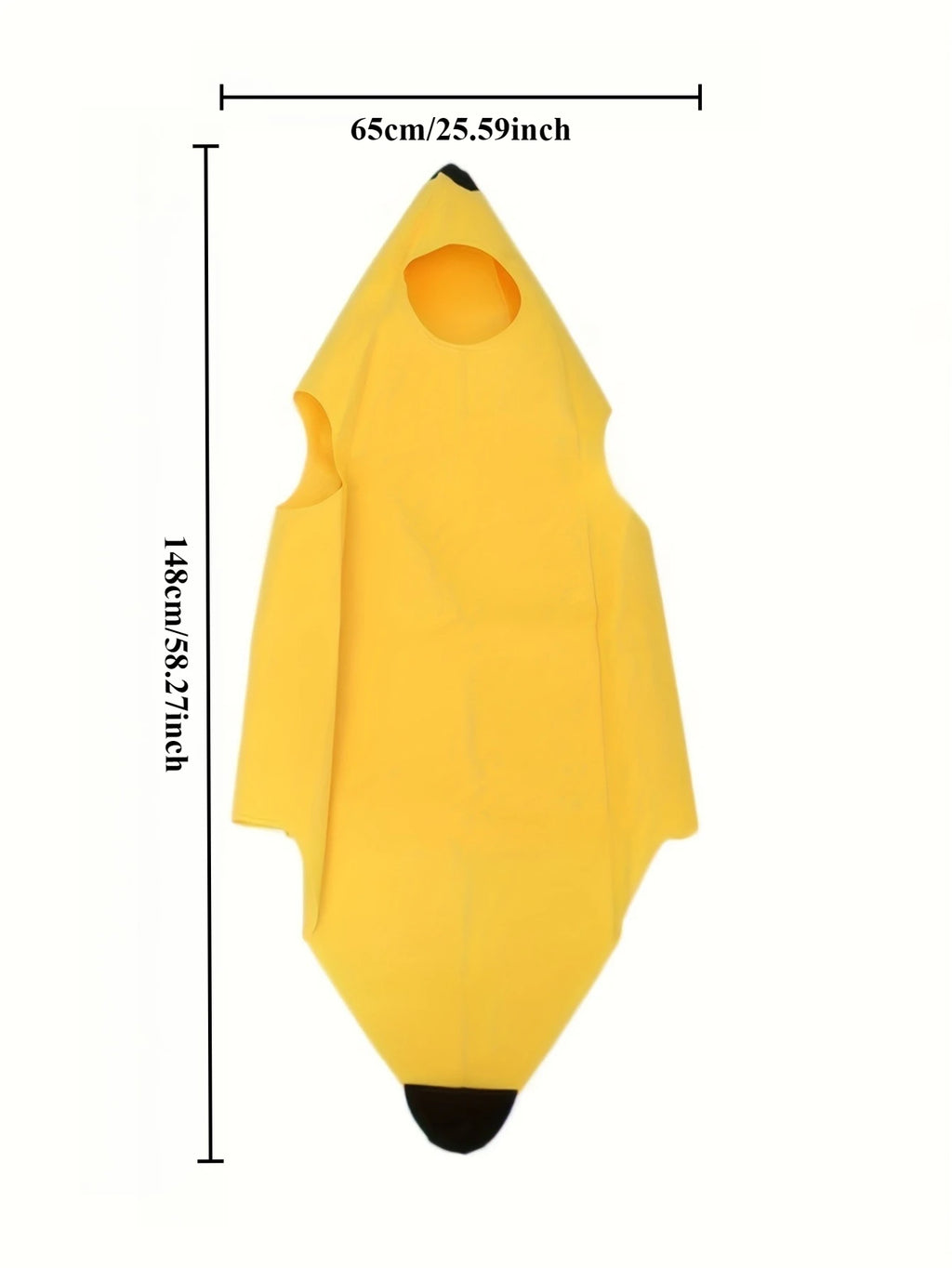 Banana Costume – Lightweight Unisex Cosplay for Parties Novelty Costume Babs