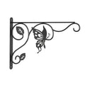 12-Inch Heavy Duty Cast Iron Wall Plant Hook | Bird Design Wall Plant Hook Babs Butterfly