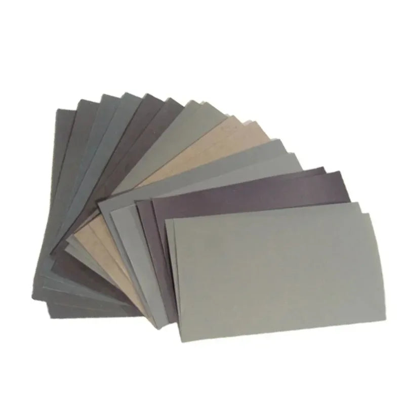 15-Piece Wet & Dry Sandpaper Set – 400 to 3000 Grit Abrasive Sandpaper Set Babs