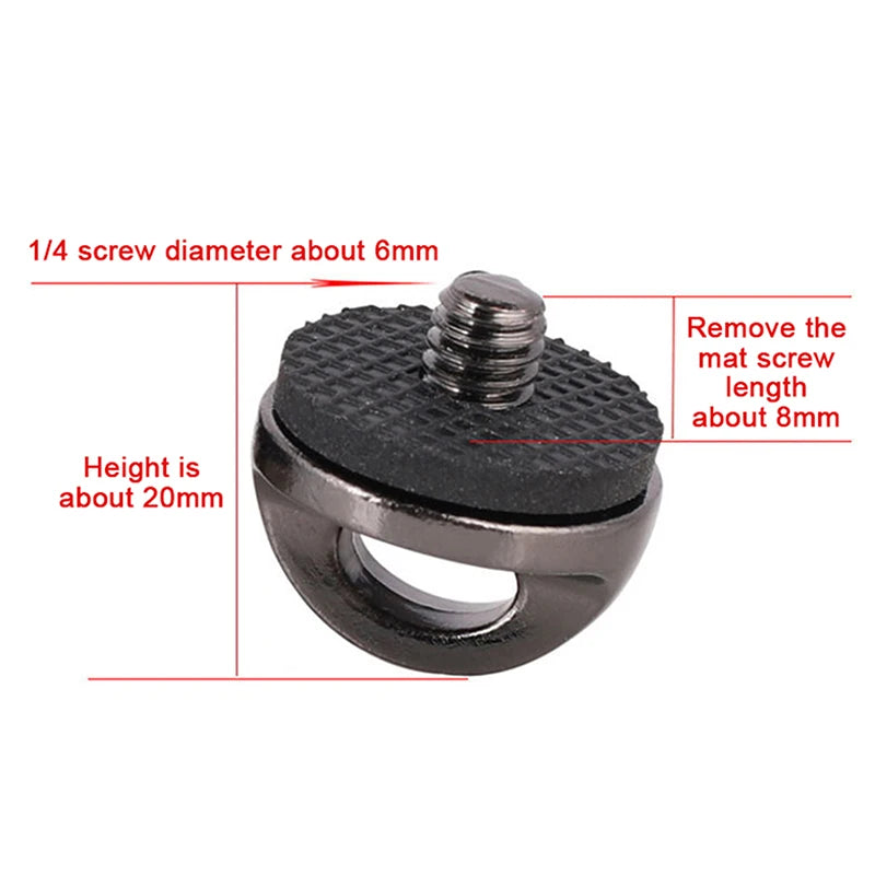 Camera 1/4" Screw Adapter – Shoulder Strap Safety Hand Ring Camera Screw Adapter Babs