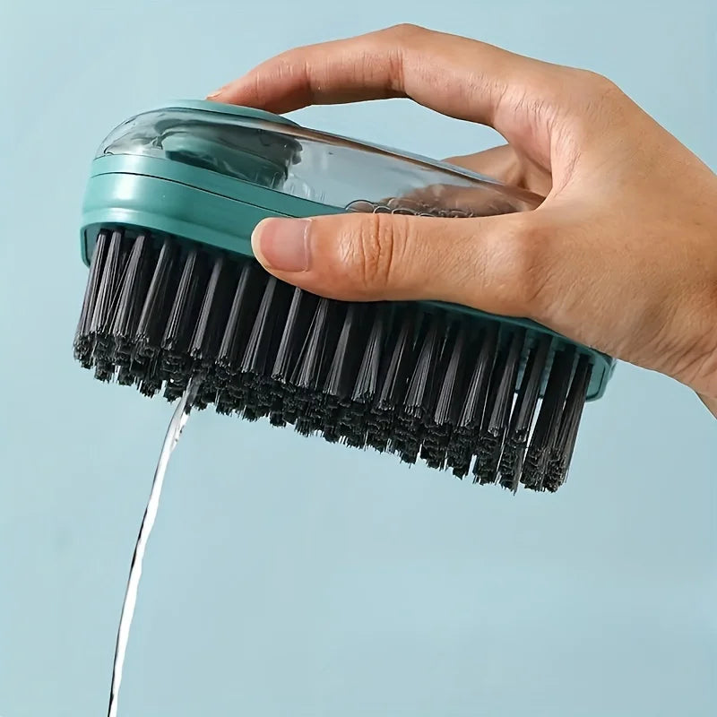 Shoe Brush with Liquid Container – Soft Bristle Cleaner Shoe Cleaning Brush Babs
