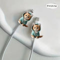 Cartoon Cat Cable Protectors for Type-C Charging Cables – 2pcs Cable Protector Babs 2p