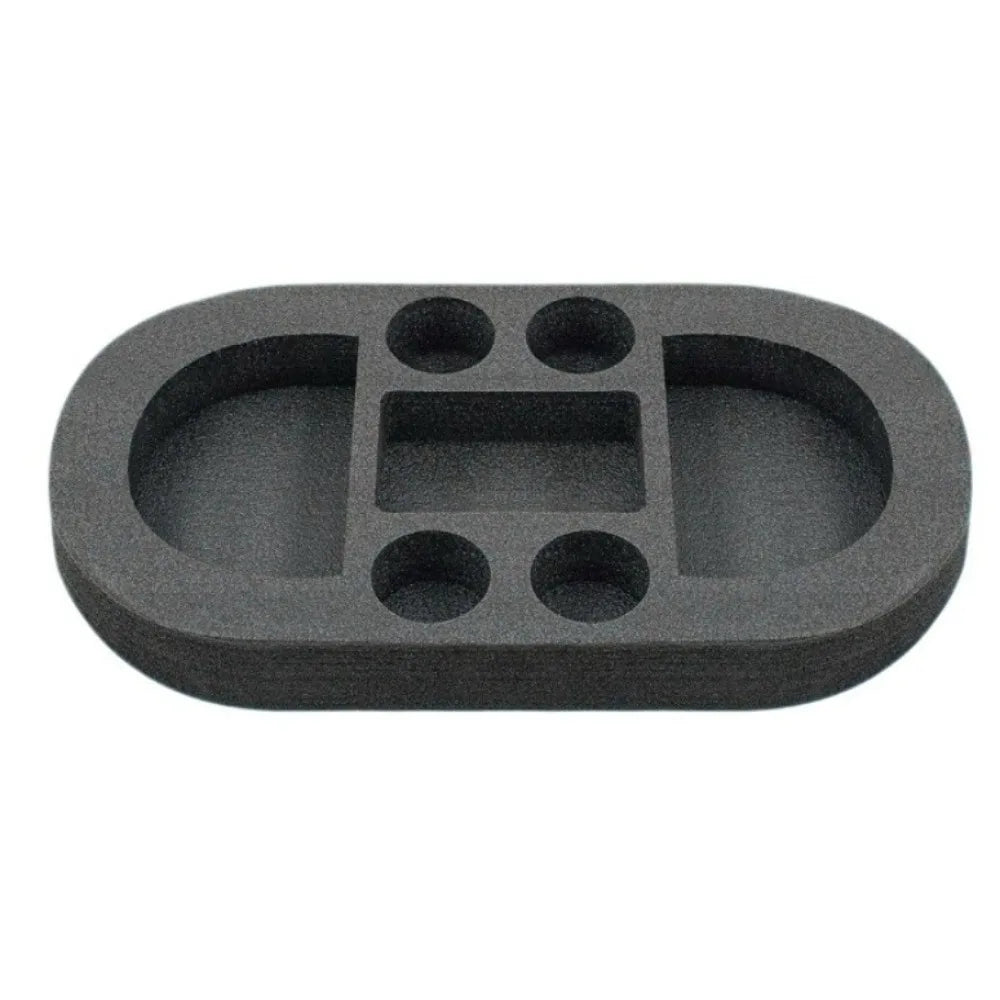 Pool Floating Drink Tray – Multi-Hole Waterproof Float Rack Pool Float Tray Babs Black