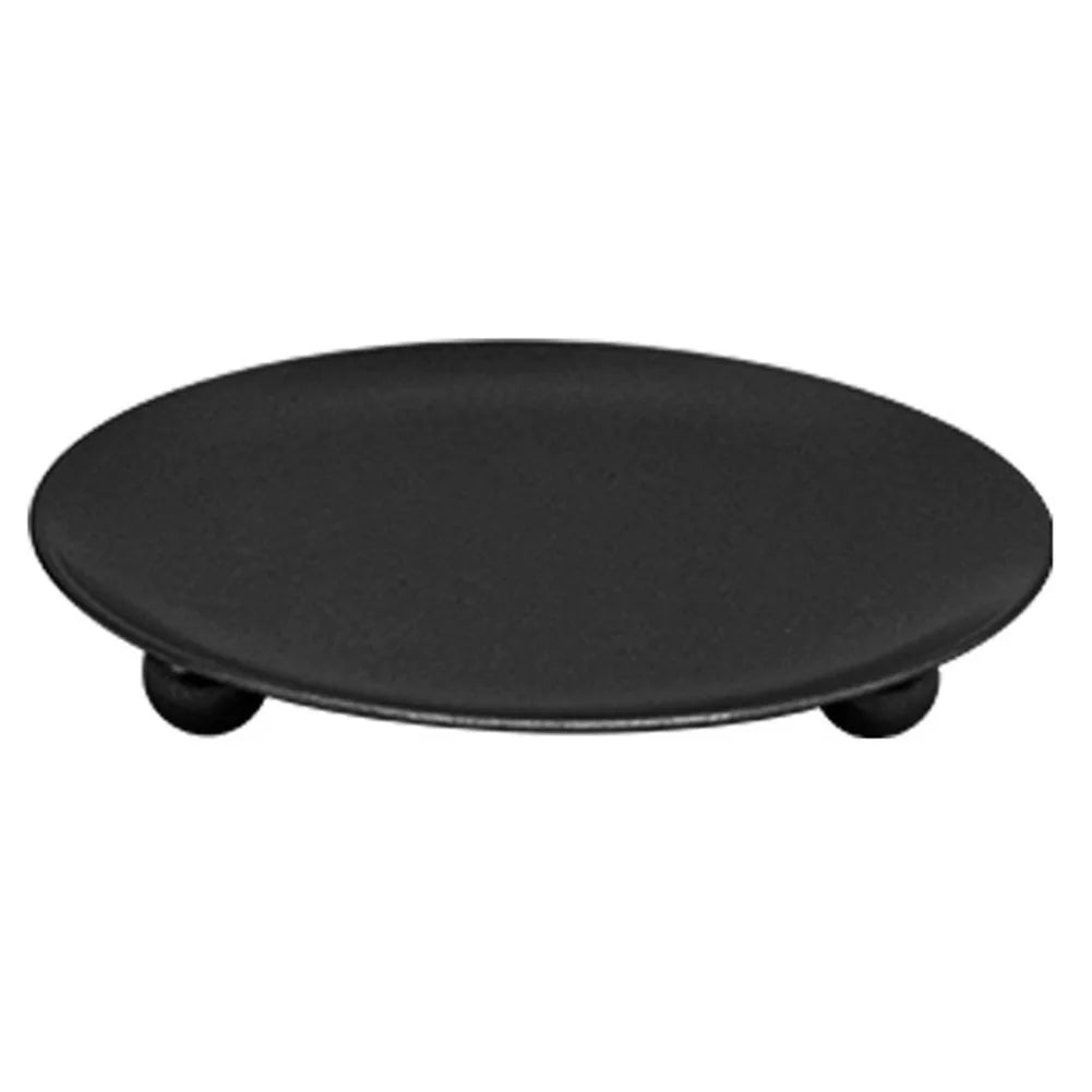 Rustless Iron Candle Holder Pedestal – Pillar & Tea Light Candle Holder Pedestal Babs Black 11CM