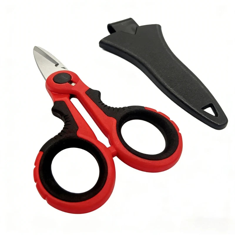 Multifunctional Stainless Steel Scissors – Wire Stripper & Fishing Multifunctional Scissors Babs Set A As shown