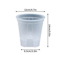 Transparent Self-Watering Orchid Planter – Breathable Lazy Pot Self-Watering Planter Babs Frosted (S)
