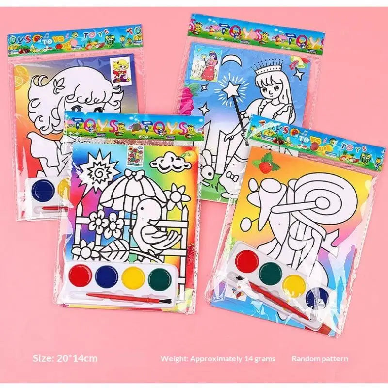 Kids DIY Watercolor Painting Set – Safe Washable Art Kit Kids Art Kit Babs