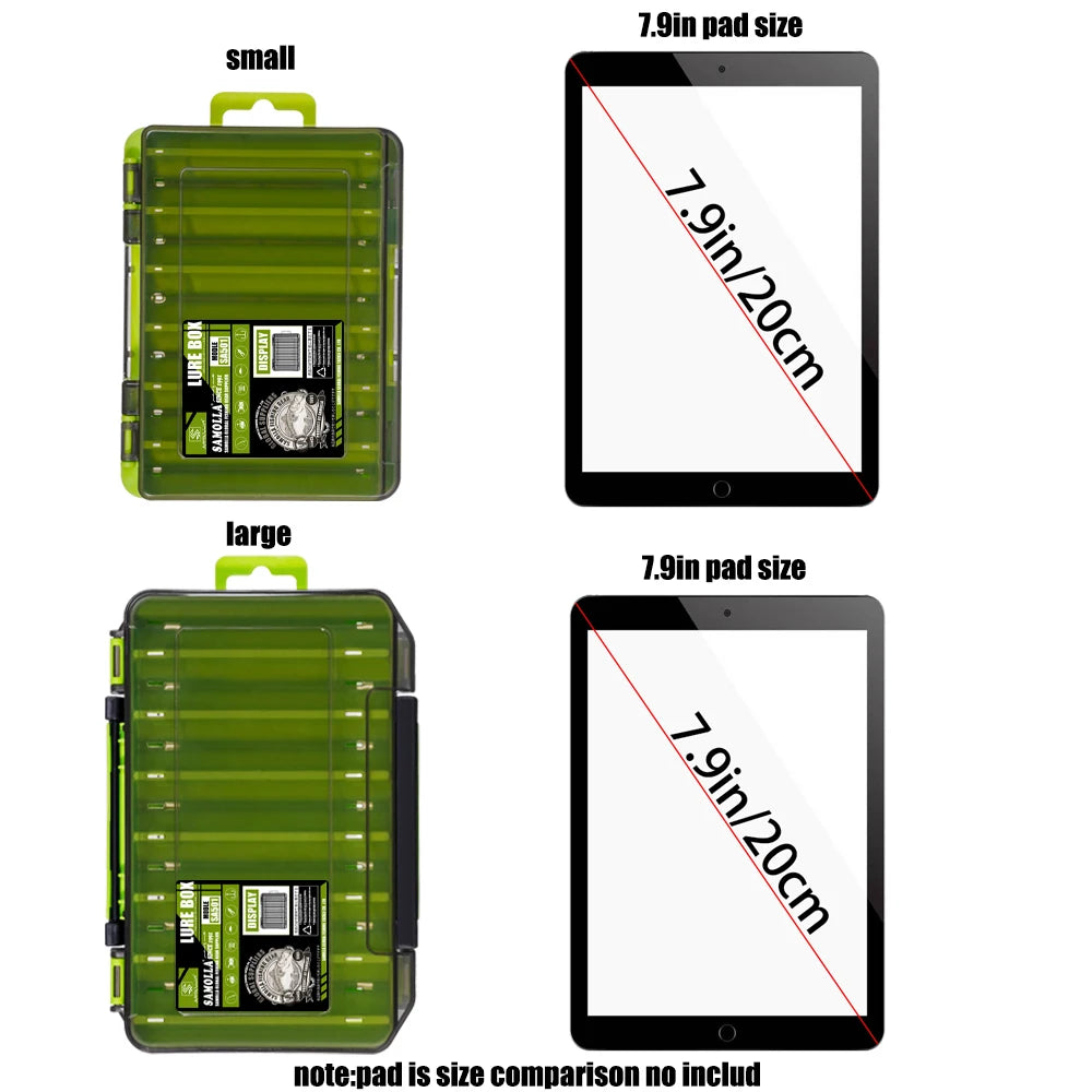 Double-Sided Fishing Tackle Box – Lure & Hook Organizer Fishing Tackle Box Babs