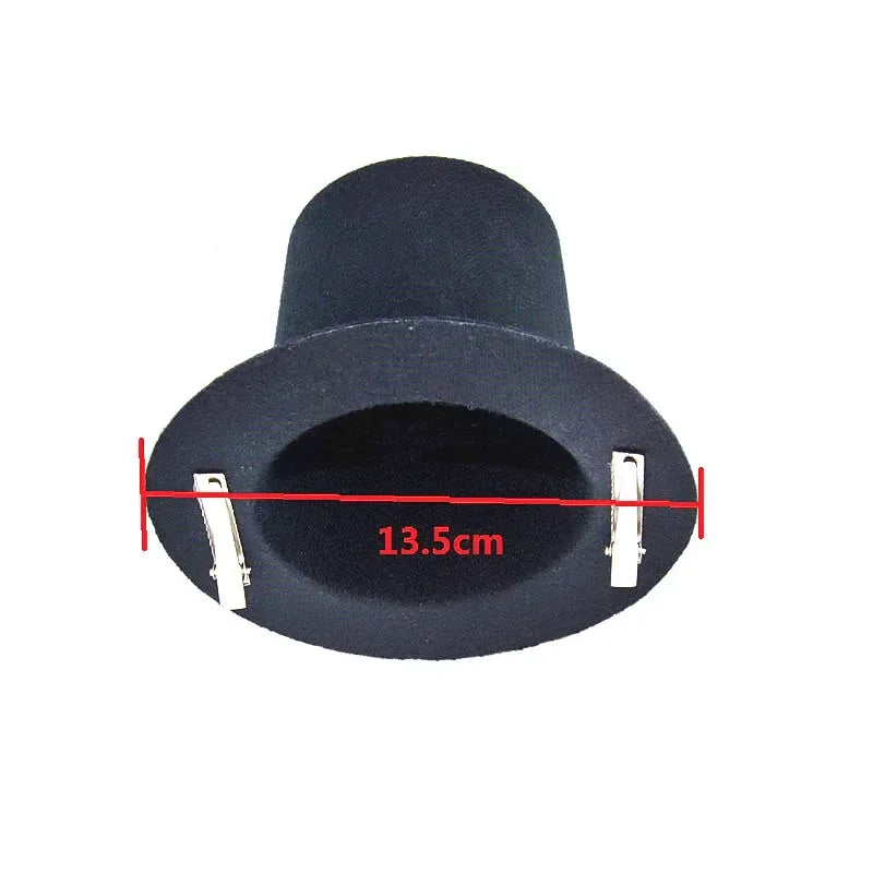 Sparkling Sequin Mini Top Hat Hair Clip – Party Favor Women Girls Hair Clip Accessory Babs