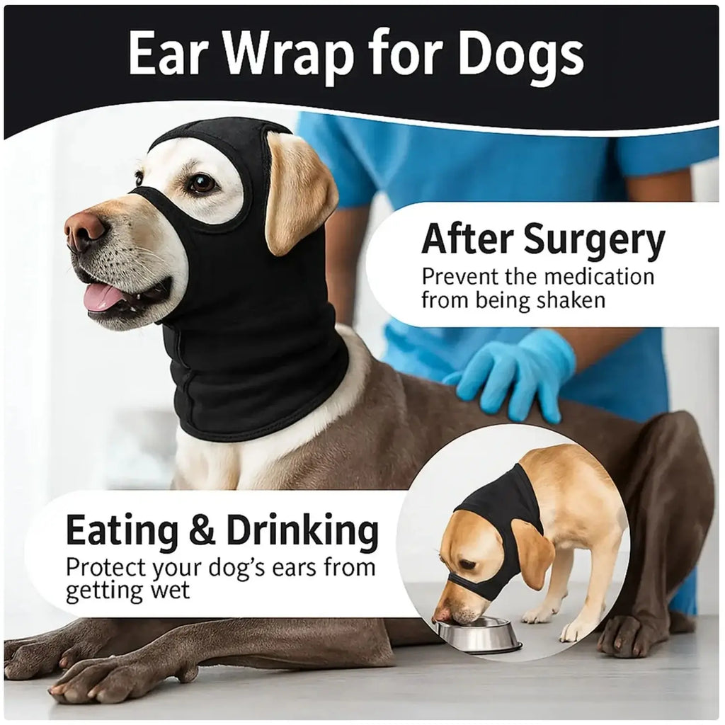 Dog Face Mask Headgear – Warm Minimalist Pet Headwear Dog Headwear Babs