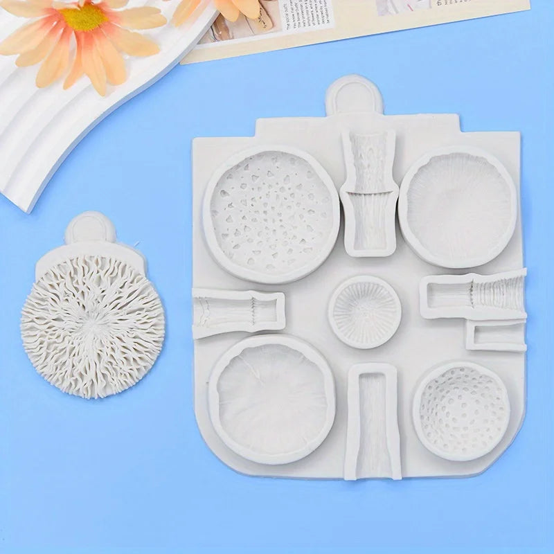 Mushroom Silicone Mold – Fondant, Chocolate, Soap & Resin Silicone Baking Mold Babs