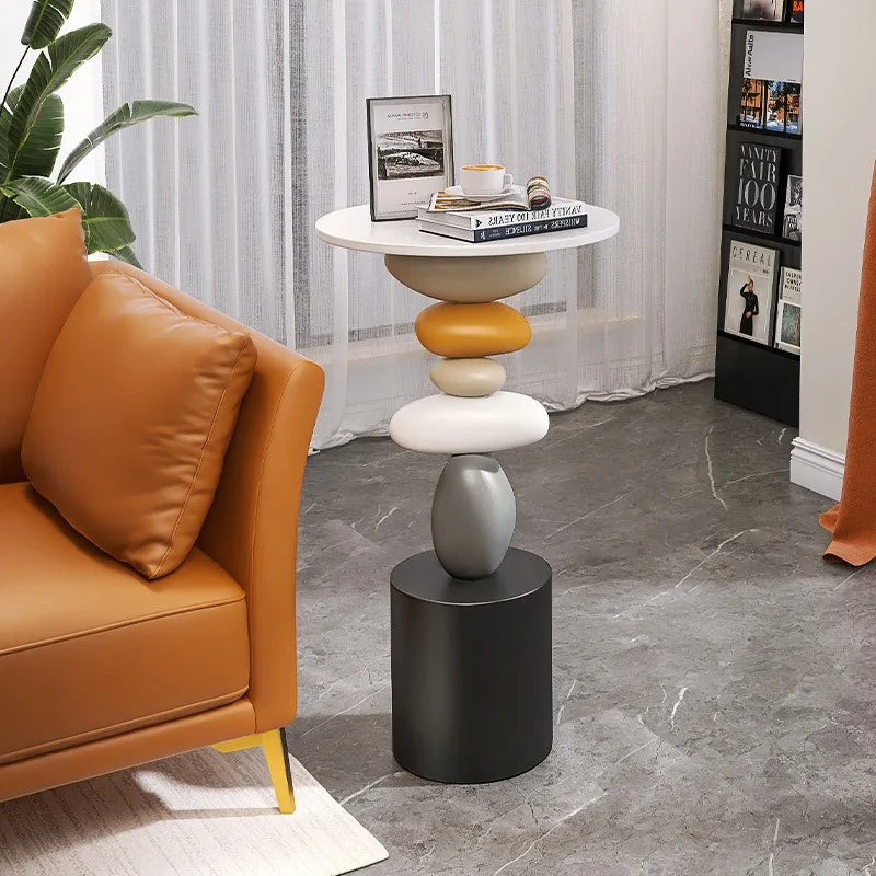 Modern Round Side Table | Minimalist Living Room & Bedroom Modern Side Table Babs