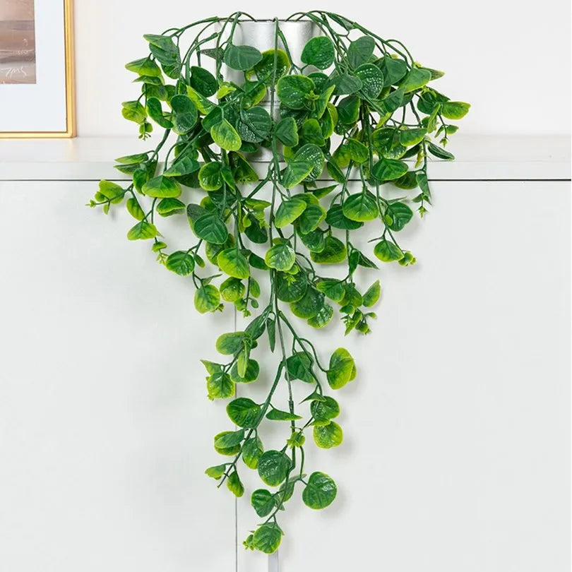 Artificial Eucalyptus Fern Vine Wall Hanging – 65cm Décor Artificial Plant Vine Babs