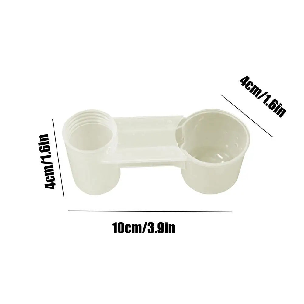 Double Nozzle Bird Water Feeder for Parrots, Pigeons & More Bird Water Feeder Babs 1Pcs