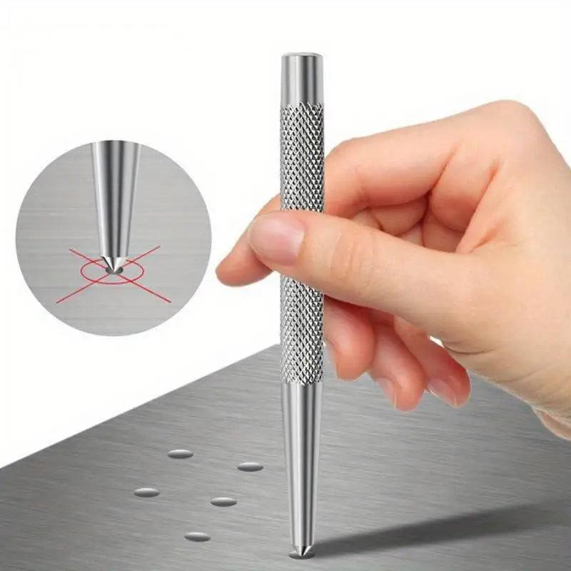 2pcs Non-Slip Center Punch Set – High Carbon Steel for Metal Center Punch Set Babs