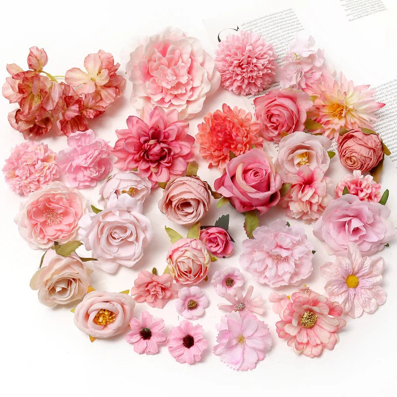 Pink Silk Artificial Hydrangea Flowers – Wedding & Home Décor Artificial Silk Flowers Babs