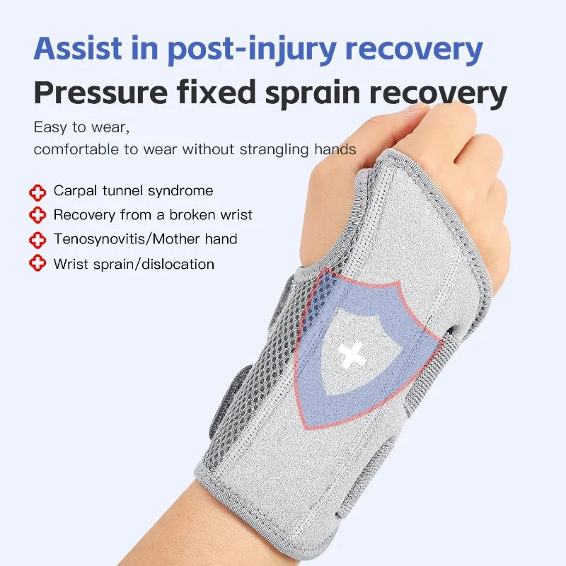 Wrist Brace with Splint – Adjustable Hand & Wrist Support Wrist Brace Babs