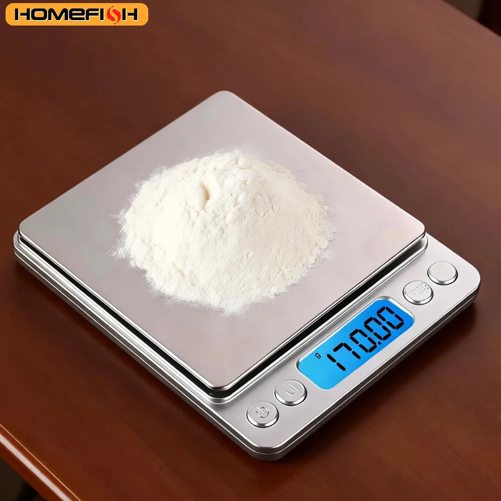 Digital Kitchen & Jewelry Scale 3000g 0.1g LCD Tare Gram Oz Digital Kitchen Scale Babs