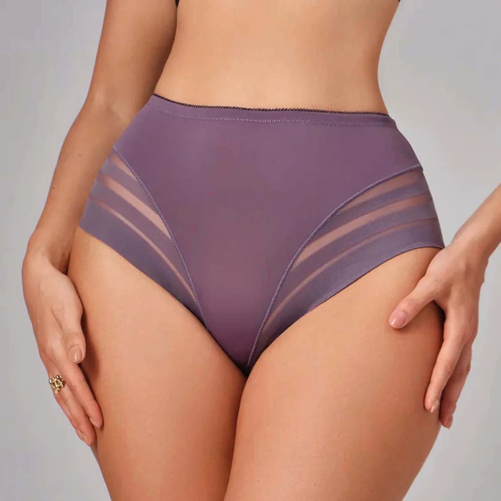 Women's Tummy Control Seamless Briefs – Butt Lift Shapewear Shapewear Briefs Babs Purple M 1pc