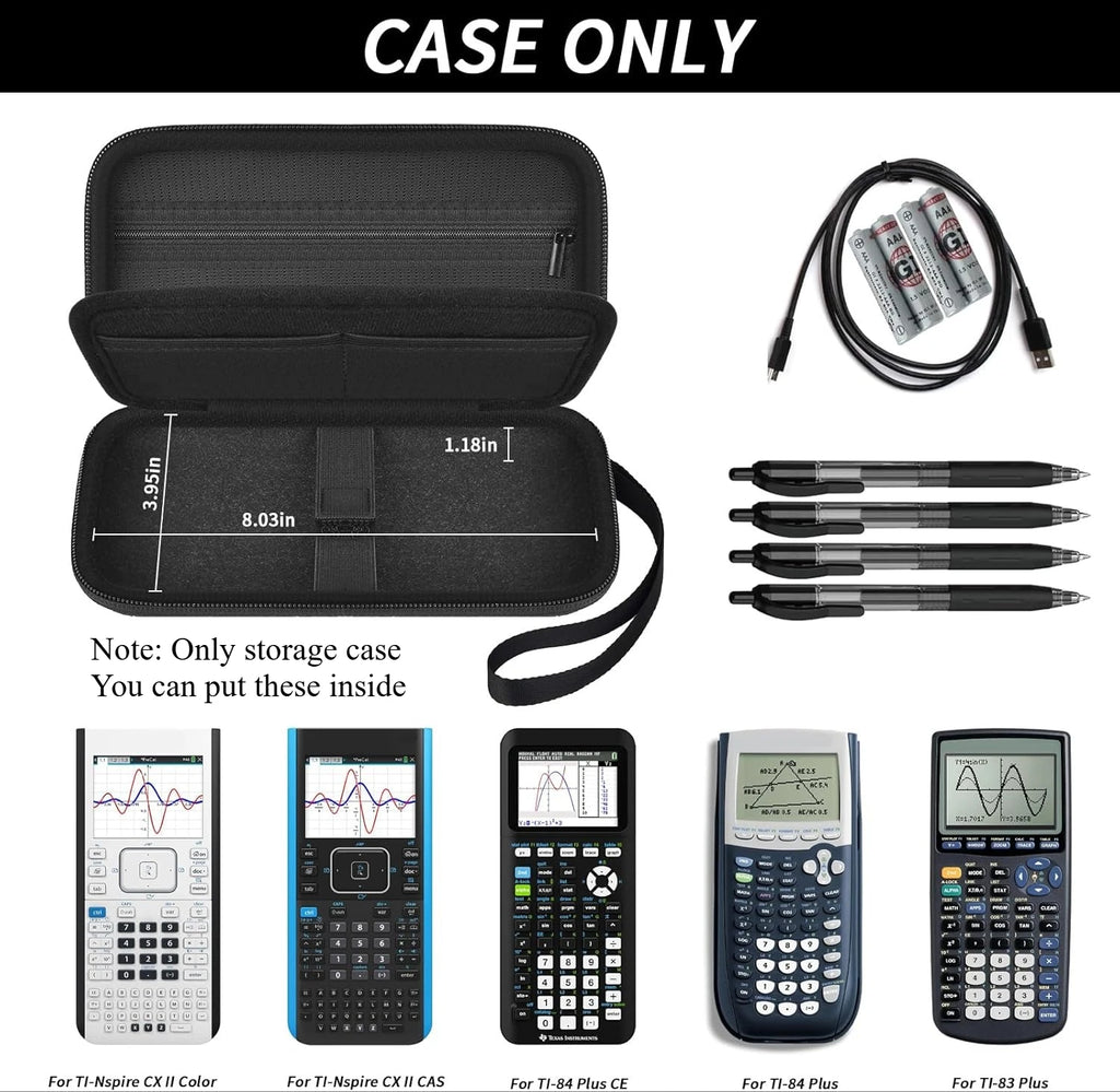 Paiyule Case for TI-84 Plus CE & TI-83 Graphing Calculator Calculator Carrying Case Babs