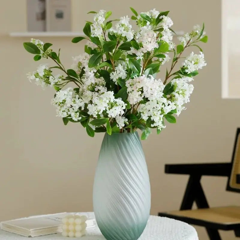 Silk Artificial Lilac Bouquet – Wedding & Home Floral Décor Artificial Flower Bouquet Babs