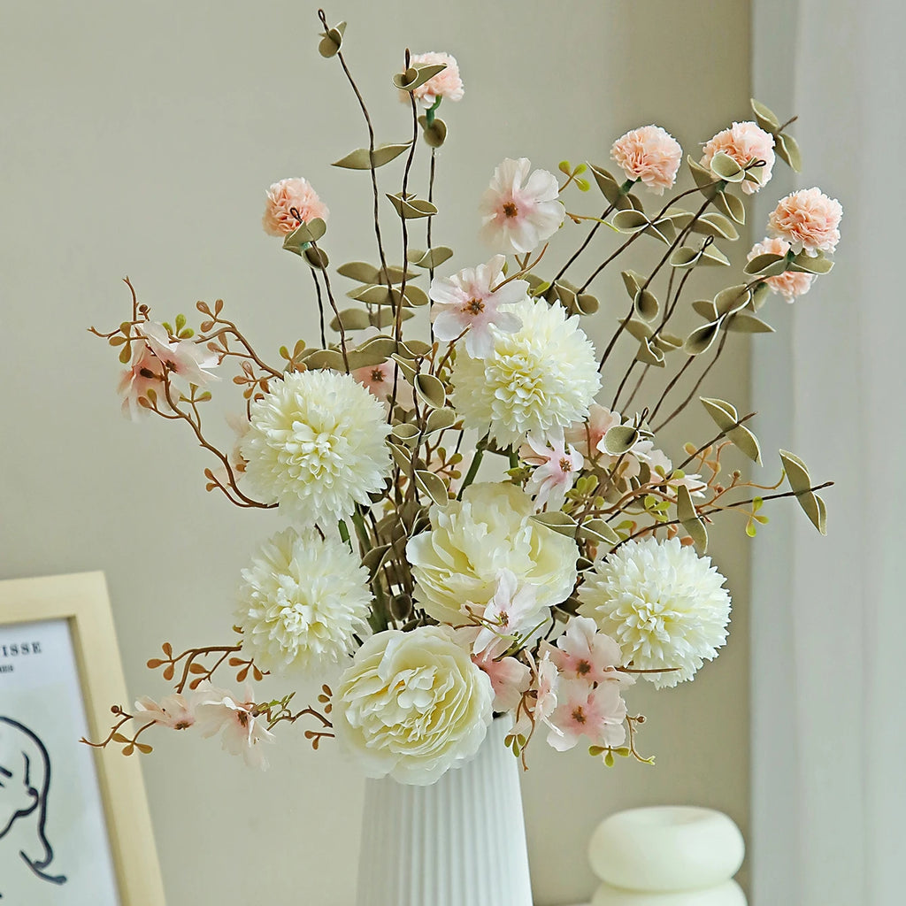 Silk Rose Artificial Flower for Wedding & Home Décor Artificial Silk Flower Babs