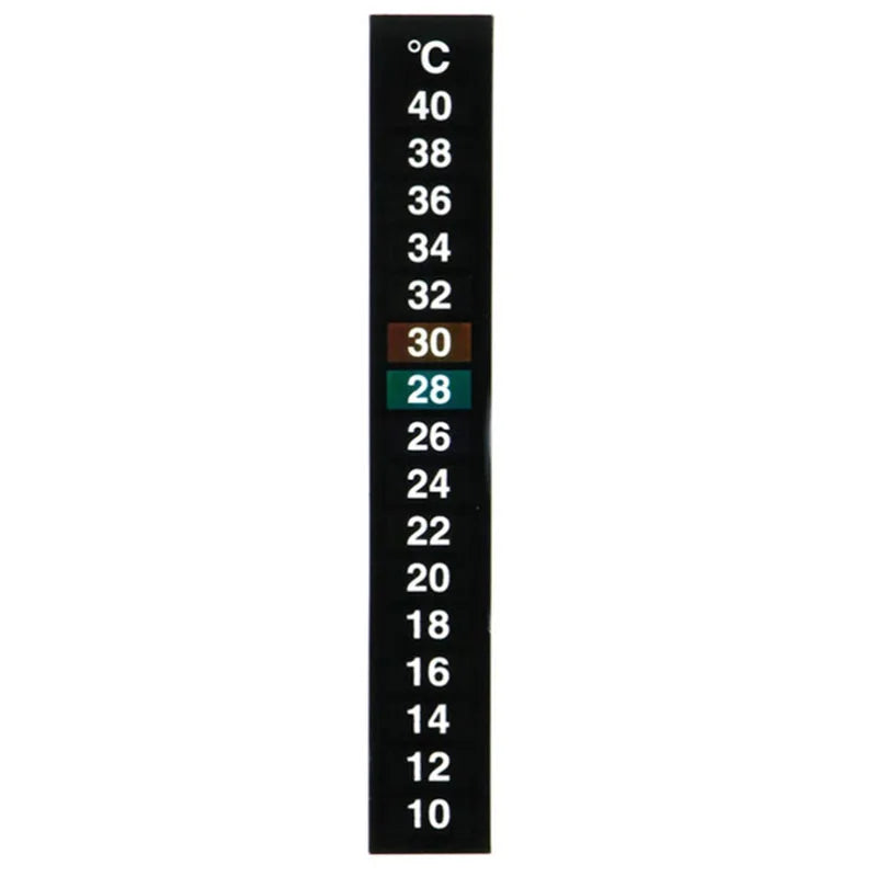 Aquarium Temperature Gauge Sticker | Fish Tank Thermometer Aquarium Thermometer Babs black1pcs