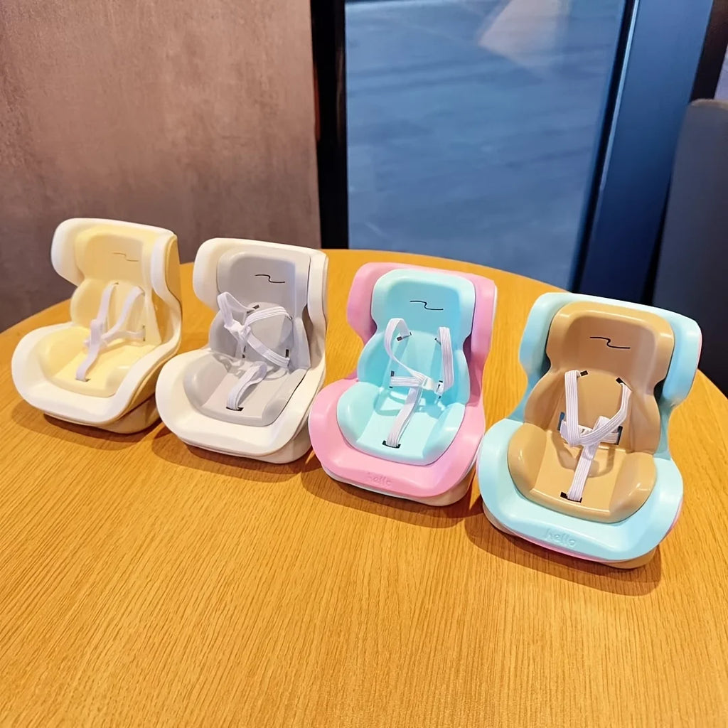 Mini Doll Car Seat Holder 17–20cm | LABUBU Compatible Doll Car Seat Babs