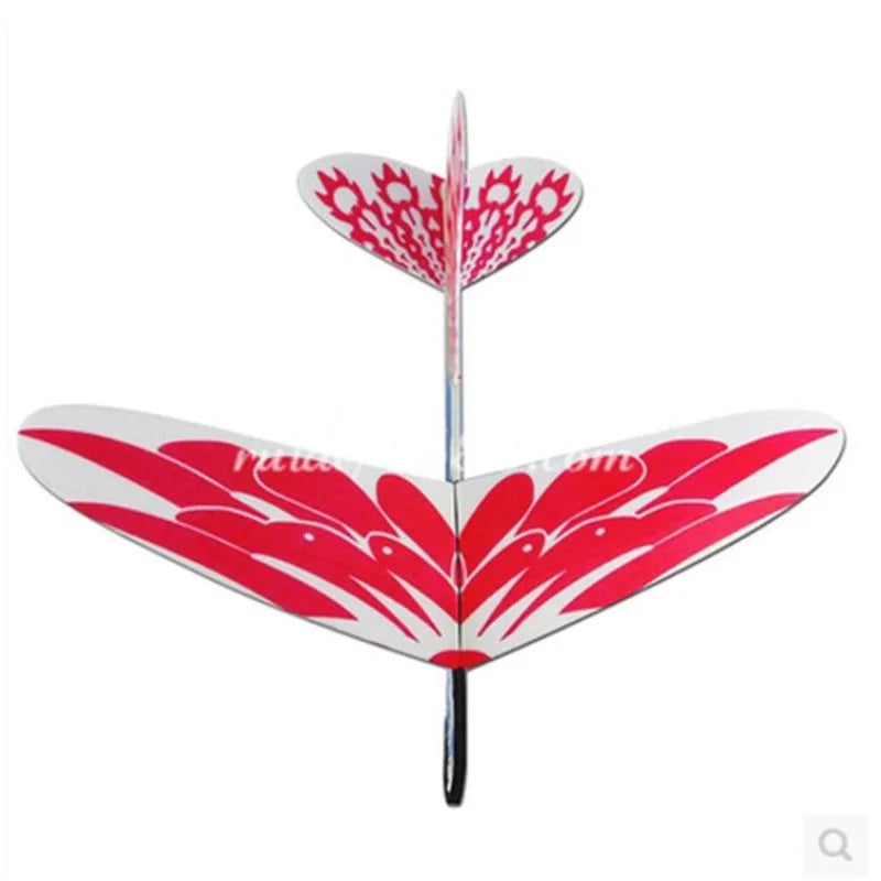 DIY Foam Gyroscope Hand-Throw Aircraft Model Kit for Kids DIY Aircraft Model Kit Babs