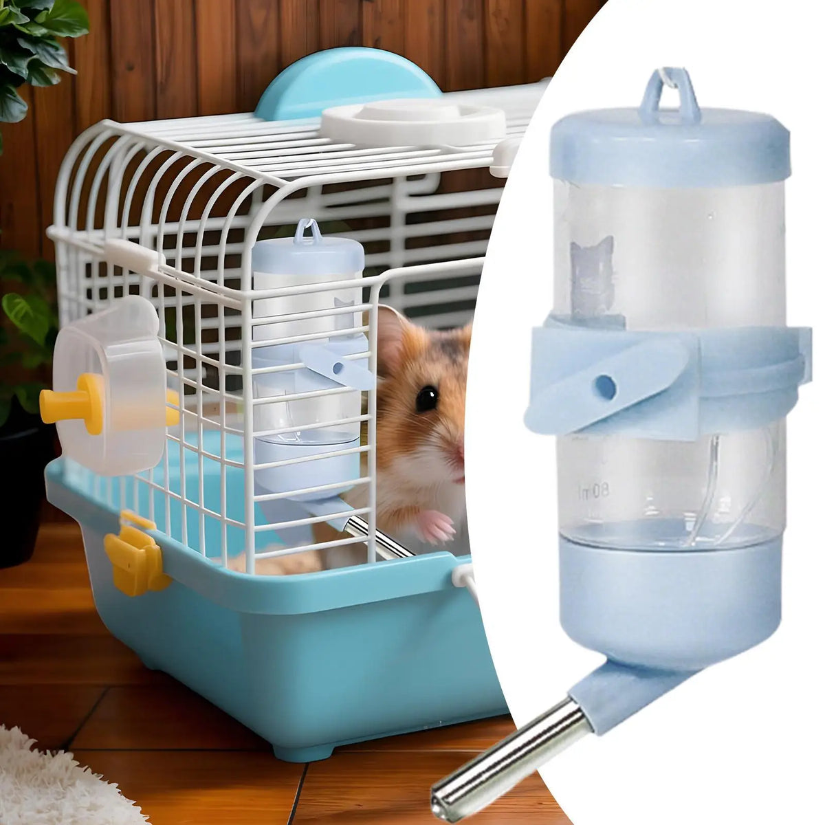No-Drip Hamster Water Bottle | Small Animal Water Dispenser Small Animal Water Bottle Babs