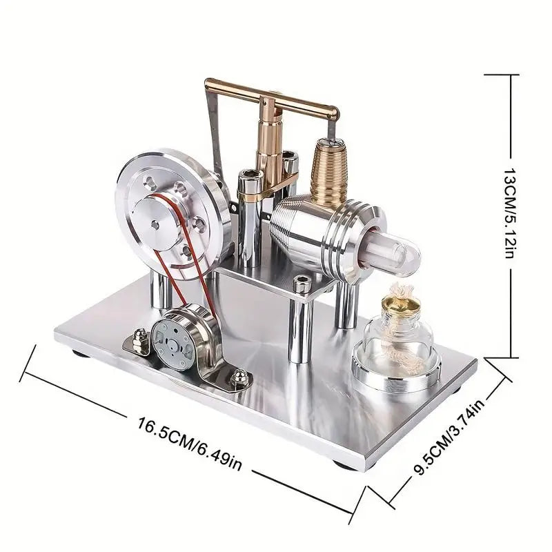 Stirling Engine Model Kit – DIY STEM Science Education Gift STEM Engine Model Kit Babs