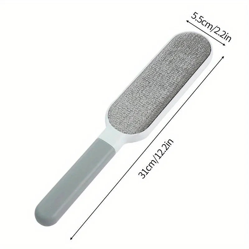 Reusable Double-Sided Pet Hair & Dust Remover Brush Lint & Hair Remover Babs grey
