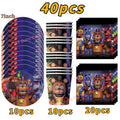 Five Nights Bear Birthday Party Decorations Set for Kids
