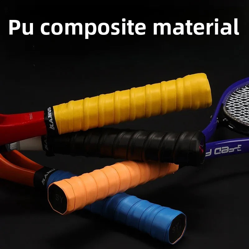Tennis Racket Overgrip – Wide Anti-Slip Sweat-Absorbent PU Tape Racket Overgrip Tape Babs