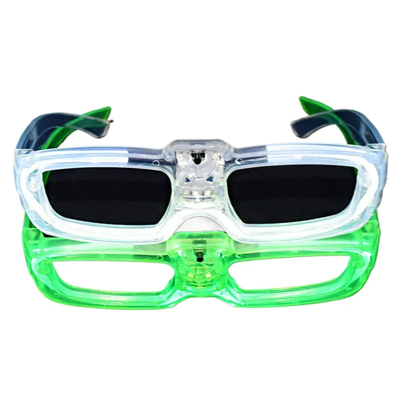 LED Flashing Light-Up Glasses – Glow Party & Concert Fun LED Party Glasses Babs