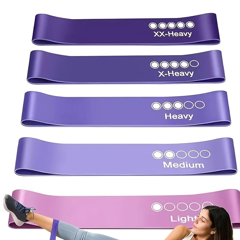 5-Piece Yoga Resistance Bands Set for Strength & Body Shaping Resistance Band Set Babs