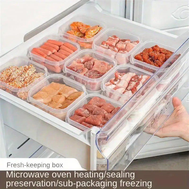 5-Piece Clear Fridge Storage Boxes – Fruit & Veggie Organizer Fridge Storage Containers Babs