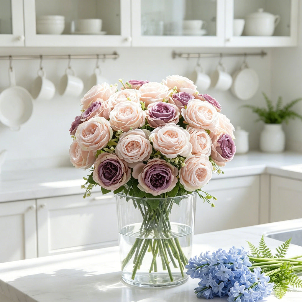 Artificial Silk Peony Bouquet – Wedding & Home Décor Artificial Flower Bouquet Babs