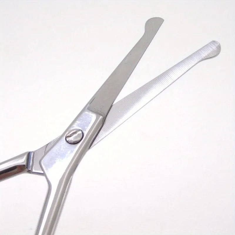 Round-Tip Safety Scissors – Nose Hair, Cuticle & Eyebrow Trimmer Manicure Scissors Babs