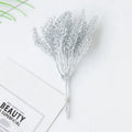 Artificial Golden Wheat Ear Stems | Wedding & Home Decor Artificial Floral Stems Babs Silver 3 pcs